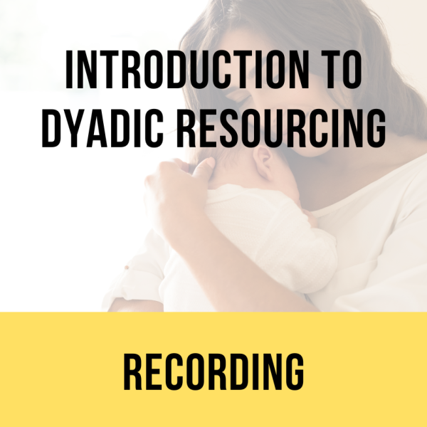 Recording of the 20th Annual EMDR Regional Meeting - Introduction to Dyadic Resourcing